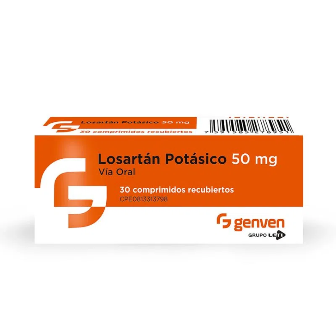 LOSARTAN POTASICO 50MG TAB X 30 (GENVEN)